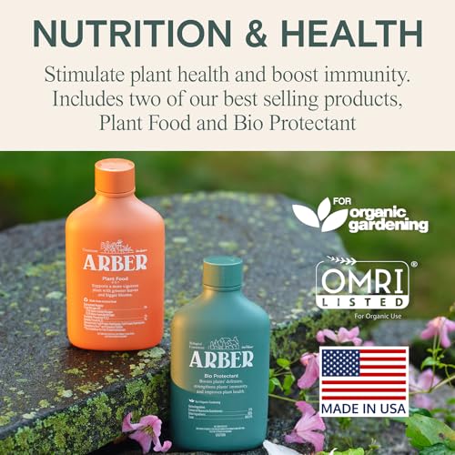 Arber Nutrition & Health Starter Set - Organic Plant Nourishment, Protection & Growth Boost - Liquid Concentrate for Gardens (Organic Nutrition & Health Set)