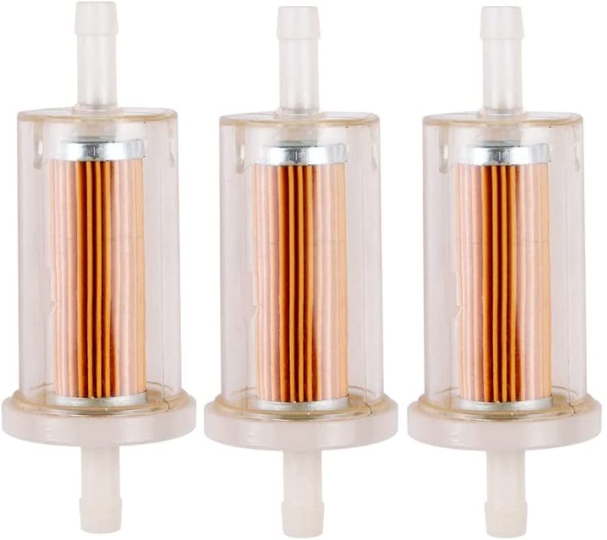 Go-cheers 695666 Fuel Filter Replacement For 845125 691035 493629 5065 5065D 5065K Lawn Mower Tractor 3 pack