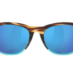 Costa Del Mar Woman Sunglasses Wahoo Frame, Blue Mirror Lenses, 54MM