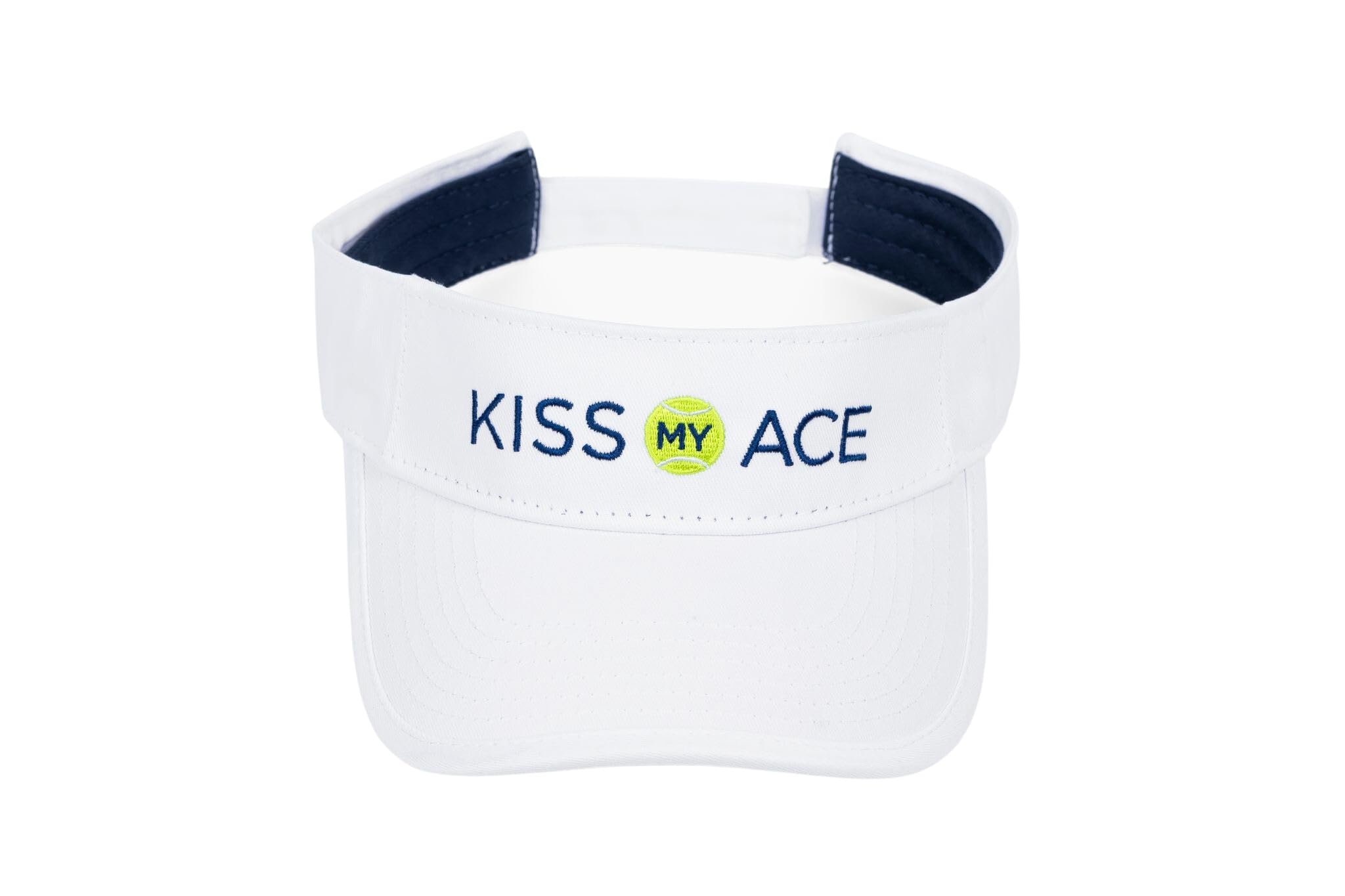 Funny Tennis Visor - Gift for Tennis Players White