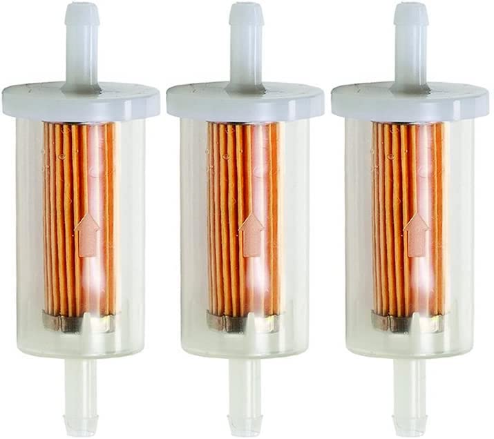 Go-cheers 695666 Fuel Filter Replacement For 845125 691035 493629 5065 5065D 5065K Lawn Mower Tractor 3 pack