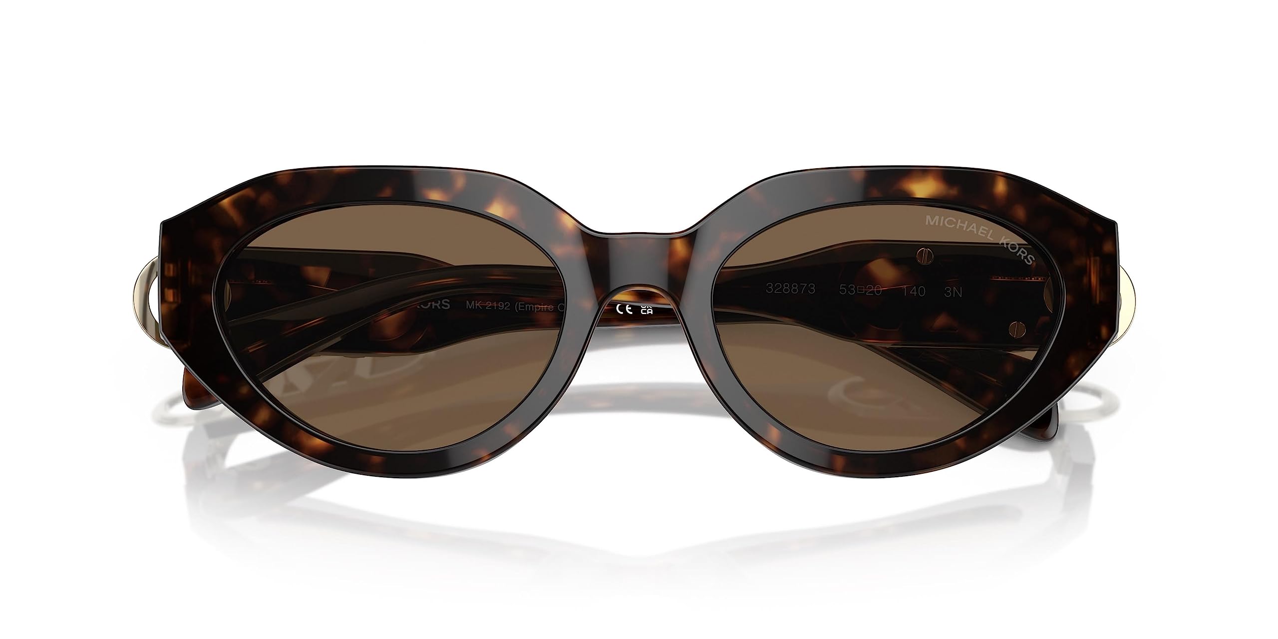 Michael Kors EMPIRE OVAL MK 2192 Dark Tortoise/Brown 53/20/140 women Sunglasses