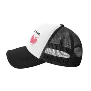 Dargr Custom Trucker Hats Design Your Own for Men and Women Use Logo Photo Text from Phone Support Group Buy Black