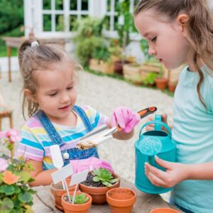 Lituford 3Pcs Garden Tools Set Hand Shovel Kit Trowel/Planting Shovel/Pruning Clippers with Non-Slip Rubber Grip Taking Care of The Indoor Plants Garden Trowel Gifts for Gardening Lovers (Orange)