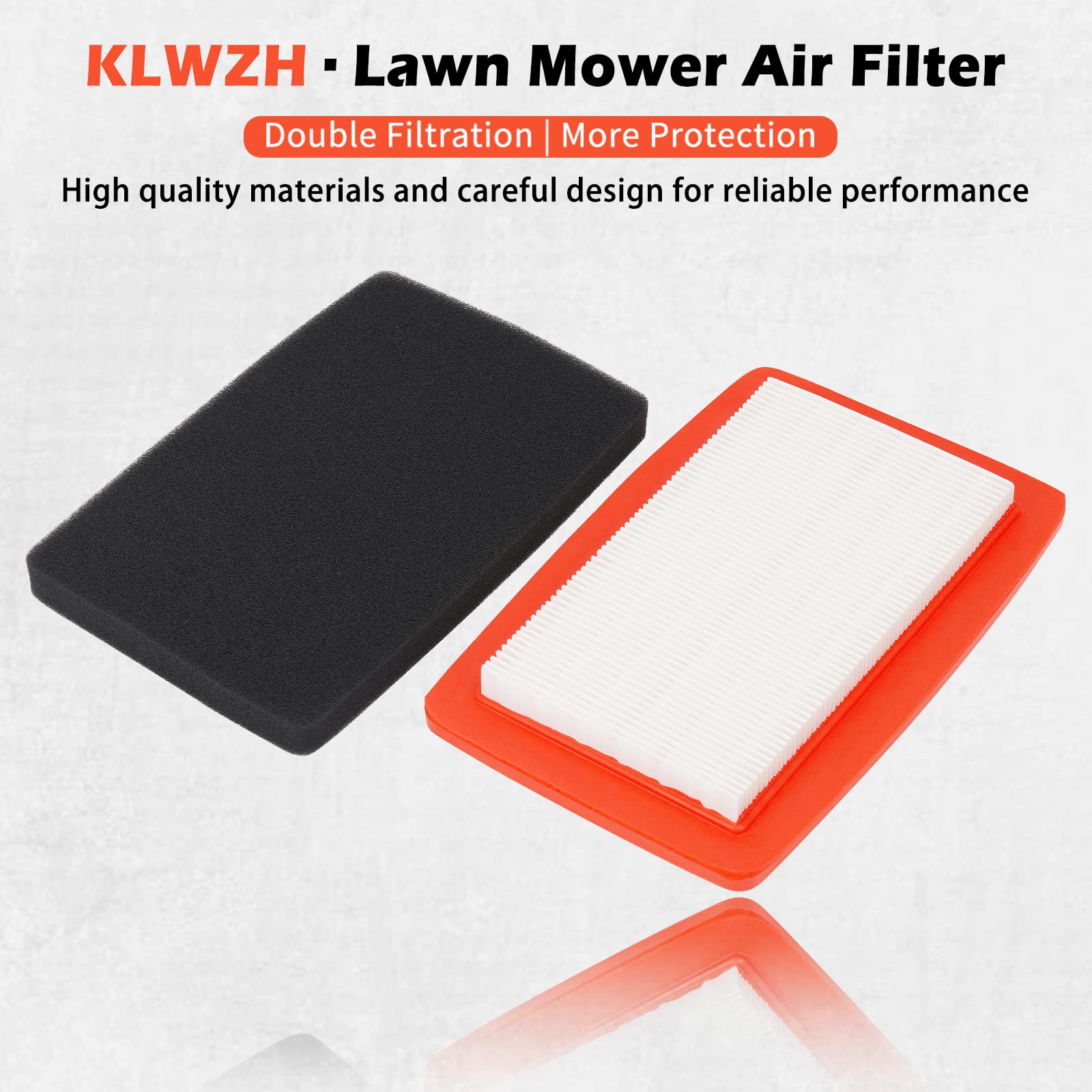 KLWZH 512652001 Air Filter Pre Filter Combo for Redmax EBZ8000 EBZ8001 EBZ8001RH EBZ8050 EBZ8050RH EBZ8500 EBZ8500RH Backpack Blowers 170BF 180BF 180BT 370BFS 380BFS 570BFS 580BFS 512654101