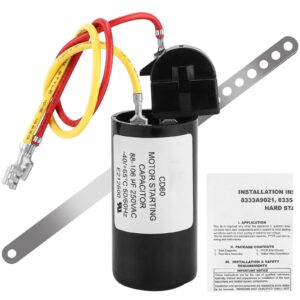 8333A9021 Air Conditioner Hard Start Kit AC Hard Start Kit,Start the AC Smoothly by Fetechmate Replacement 8333A9021 PKG 8335-9021 9333-9021 105620-10-70 Capacitor Hard Start Kit