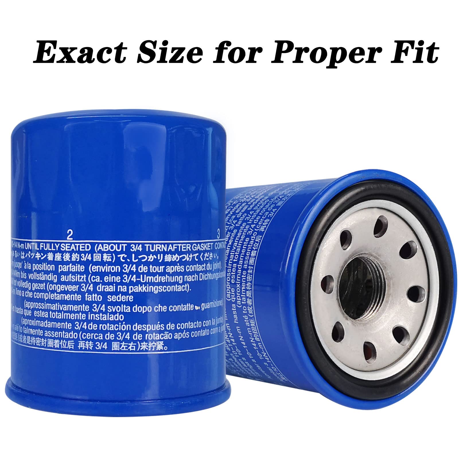 Jvfnxpm 15400-PLM-A02PE Oil Filter for Hnoda GX610 GX630 GX660 GX670 GX690 GXV340 GXV390 GXV610 GXV630 GXV660 GXV670 GXV690 Engines Replace 15400-PLM-A02 15400-PLM-A01 15400-P0H-305PE