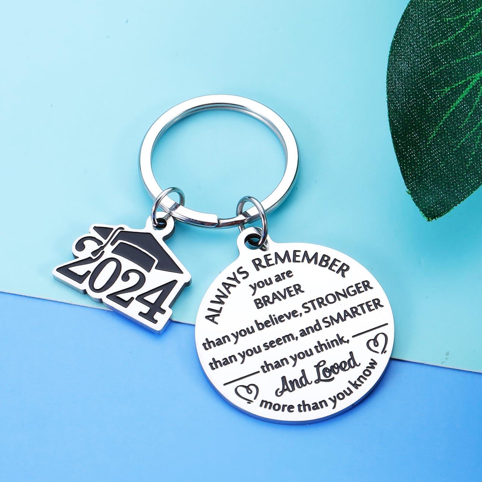 Senior Year 2024 Graduation Gifts for High School Senior Inspirational Graduation Gifts for Him Graduation Gifts for Her College Student Keychain Gifts for Children Son Daughter Grandson Granddaughter