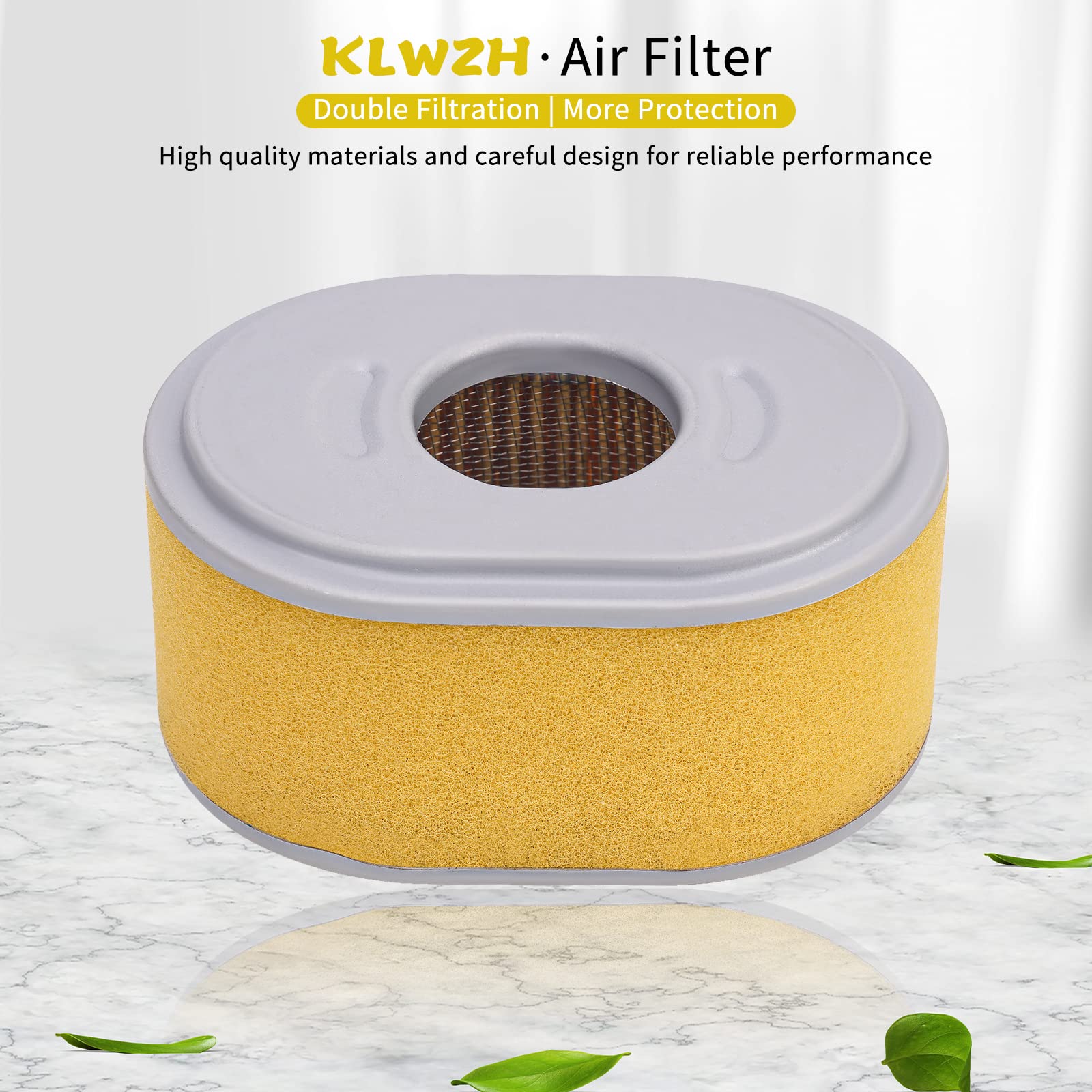 KLWZH 17210-ZE1-505 Air Filter Compatible with Honda GX160 GX200 GX140 GX212 GX225 Engine 5.5HP 6.5HP 7.0HP 7.5HP Engine OEM Air Cleaner and More, for Honda 17210-ZE1-820, 17210-ZE1-822, 17210-ZE1-517