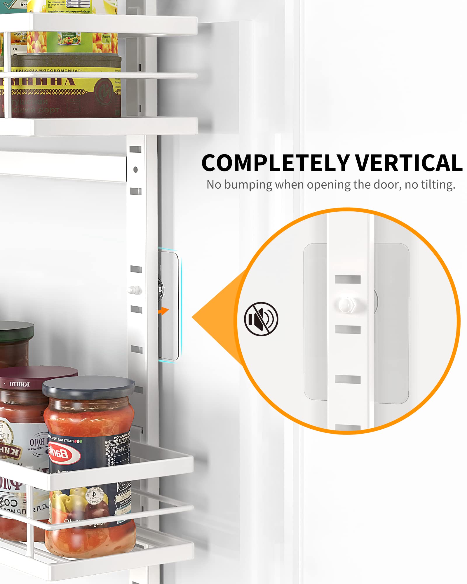 Moforoco White 9-Tier Over The Door Pantry Organizer, Pantry Organization And Storage, Metal Hanging Spice Rack Shelves Door, Home & Kitchen Essentials, Laundry Room Bathroom Organization