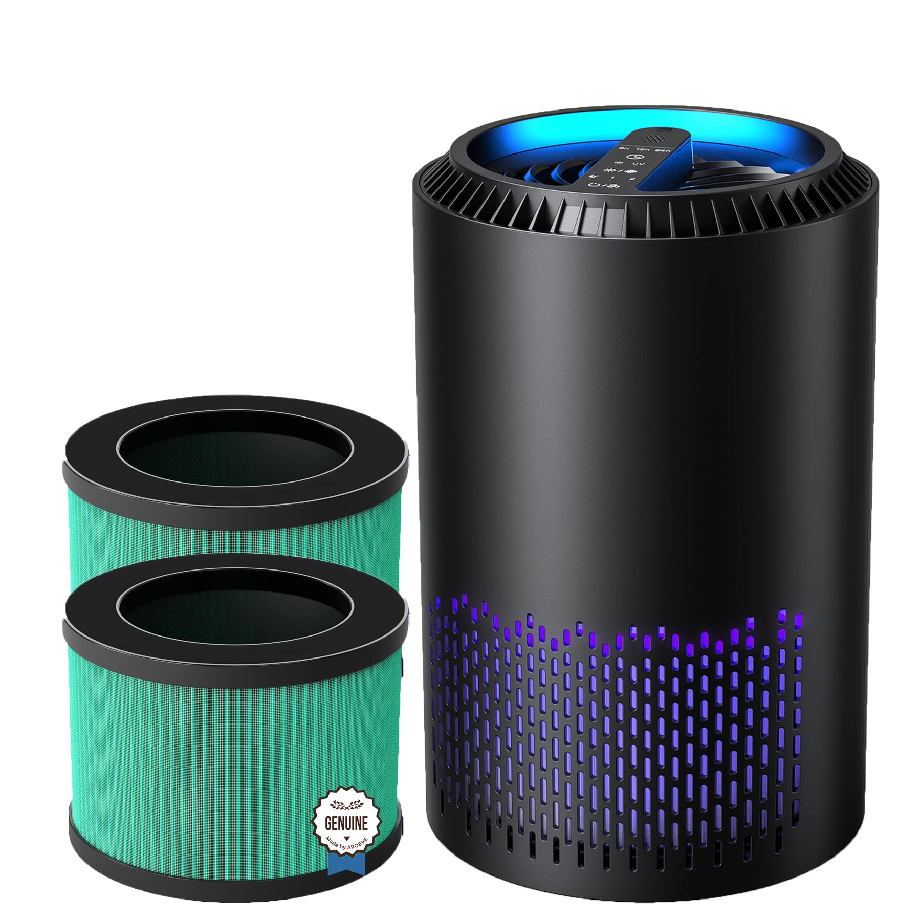 AROEVE Air Purifier with Three Filter(One Basic Version & Two Pet Dander Version)