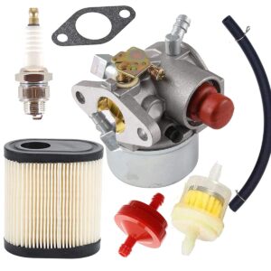 shnile carburetor & air filter for craftsman 917.388410 917388410 6.75hp 21'' lawn mower air filter