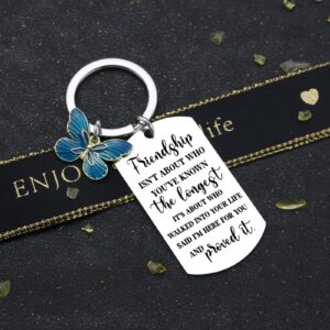 Friendship Gifts For Women Friends Best Friend BFF Bestie Gifts For Women Funny Keychain Gifts For True Friends Unique Friend Gifts For Girls Sister Bestie Female Birthday Christmas Gifts