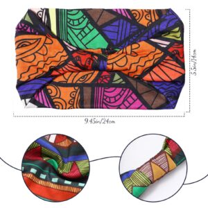 Cindeer HAIRBAND 24 Pcs for Women Girls - Black - Ample to Use and Share - Soft and Stretchy - African Patterns - Suitable for Workout, Yoga & Other Activities - Proper Size