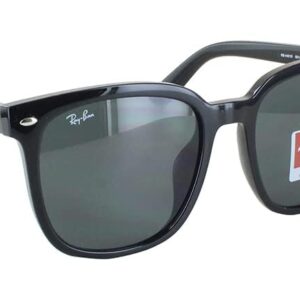 Ray-Ban RB4401D Square Sunglasses, Black/Dark Grey, 57 mm