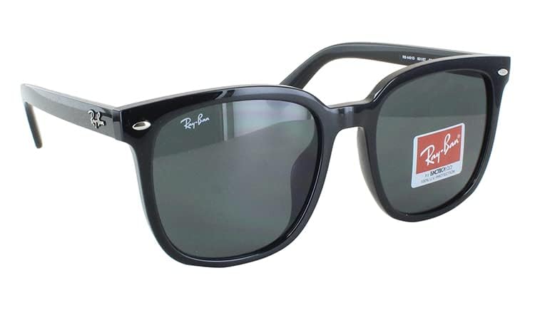 Ray-Ban RB4401D Square Sunglasses, Black/Dark Grey, 57 mm