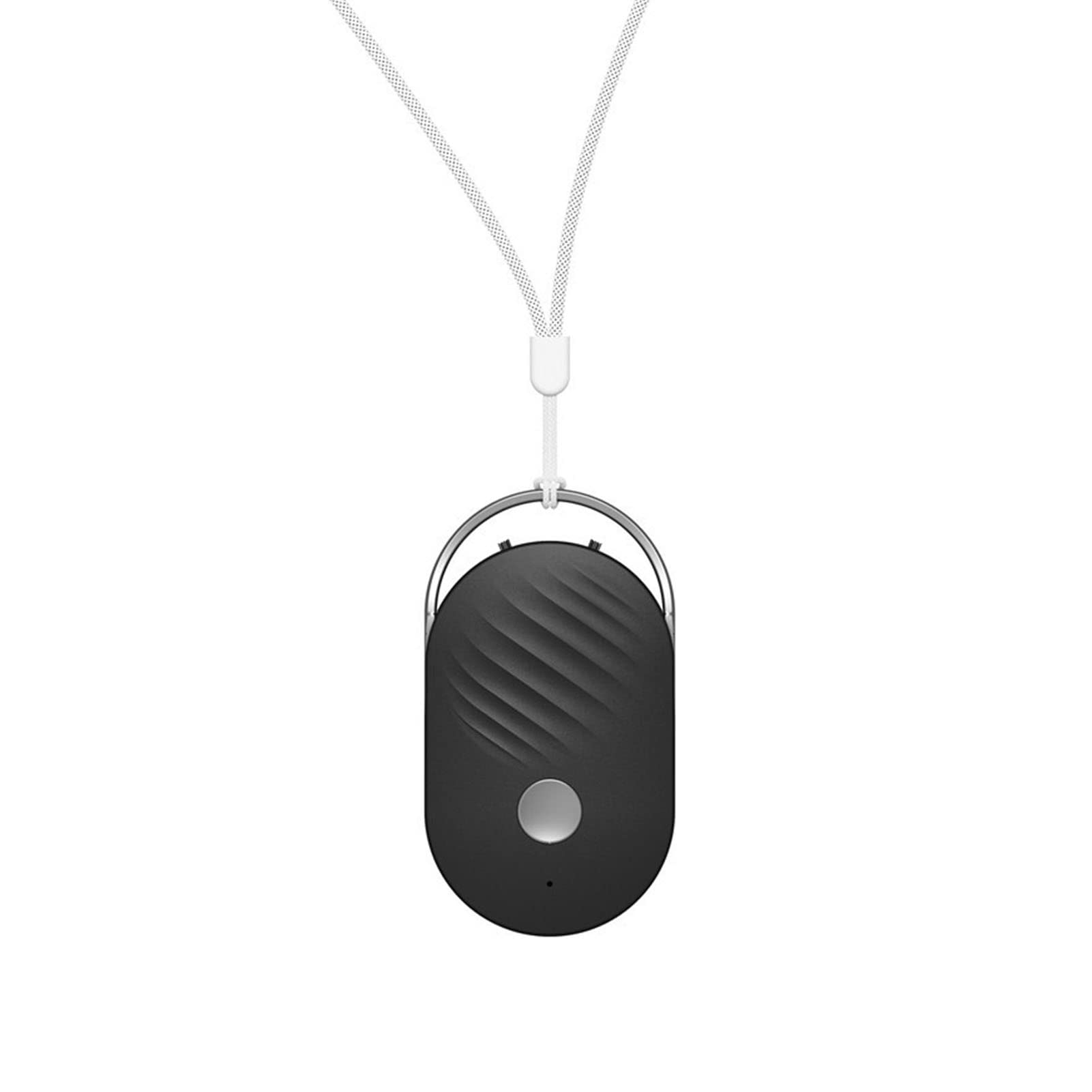 Necklace Purifier Rechargeable.,Necklace Purifier Rechargeable Silent Negative Ion Portable Mini Wearable Air Purifier for Car Bedroom (Black (dq503))