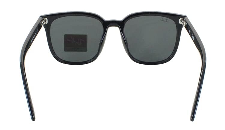 Ray-Ban RB4401D Square Sunglasses, Black/Dark Grey, 57 mm