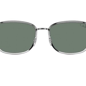 Ray-Ban RB3705 Square Sunglasses, Gunmetal/Polarized Grey, 57 mm