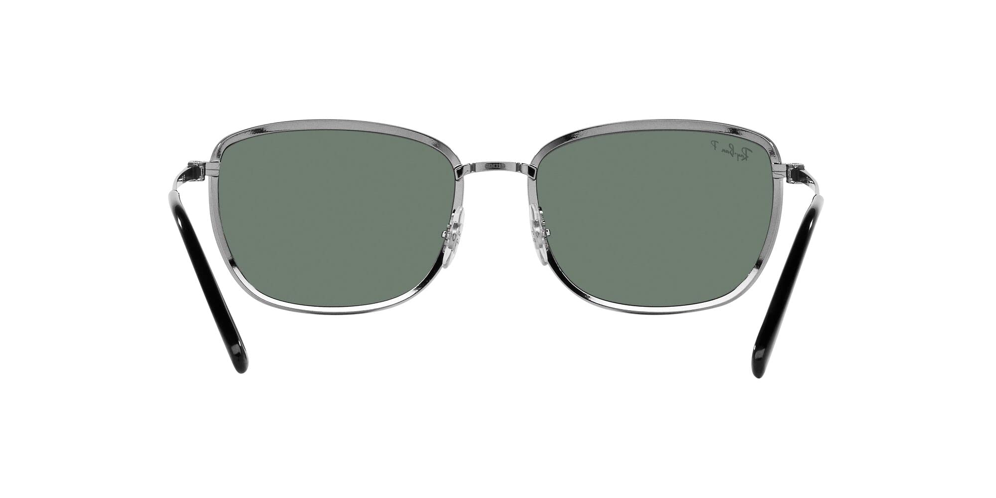 Ray-Ban RB3705 Square Sunglasses, Gunmetal/Polarized Grey, 57 mm