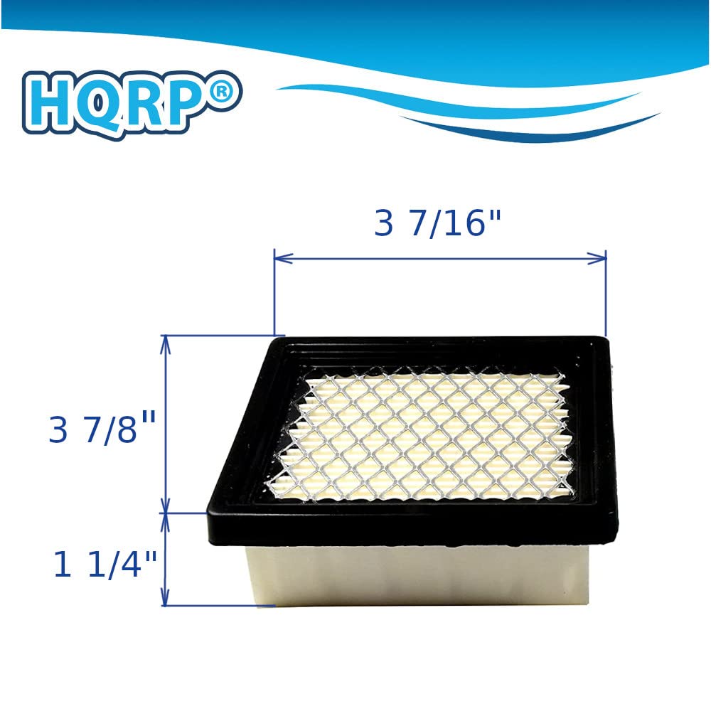 HQRP 2-pack Filter and Pre-Filter replacement for Troy-Bilt 30-740 36046 Parts Compatible with Troybilt 21A 21AE 21B Series Bronco RotoTillers