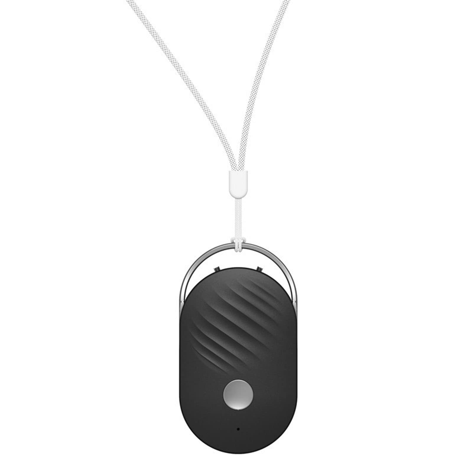 Necklace Purifier Rechargeable.,Necklace Purifier Rechargeable Silent Negative Ion Portable Mini Wearable Air Purifier for Car Bedroom (Black (dq503))