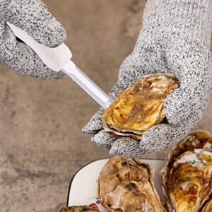 Tiankohelan Oyster Shucking Knife,Stainless Steel Oyster Knife for Oyster Clam Scallop In Shell(White)