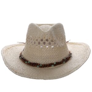 Panama Jack Drifter Sun Hat - Toyo Straw, 3 1/4" Shapeable Brim (Natural)