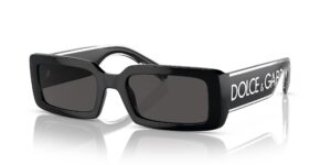 dolce & gabbana dg6187-501/87 sunglasses black w/dark grey 53mm