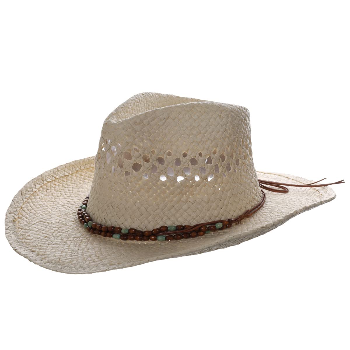 Panama Jack Drifter Sun Hat - Toyo Straw, 3 1/4" Shapeable Brim (Natural)