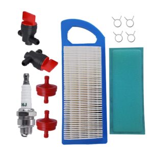 laffoonparts lt1000 air filter tune up kits replacement for brigs-straton craftsman intek 15-18.5 hp lawn mower replace 697153 698083 794422 697014 697776 gy20573