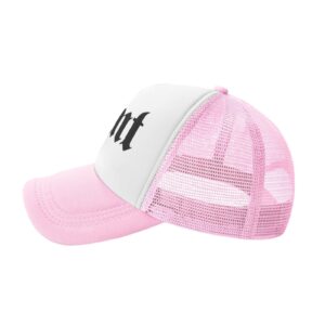 Piuuixe Cunt Funny Baseball Cap Trucker Hats Sports Hat Men Women Pink