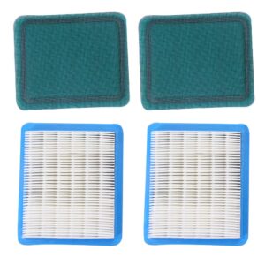 laffoonparts 2 pack 491588s air filter replacement for brigs-straton 491588 493537 493537s 399959 replacement for toro 20332 replacement for craftsman 33644 push lawn mower