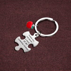 Nfyxcaz Teacher Keychain Teacher Gifts from Students Thank You Gift for Teacher Teacher Keyring for Women