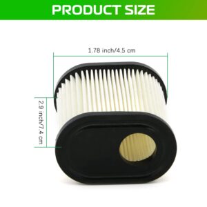 Air Filter Compatible with Toro Recycler 22 6.5HP 20016 20017 20018 Lawn Mower Air Filter Replacement 36905(2PCS)