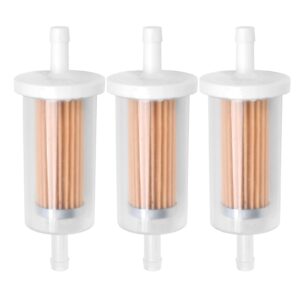 Anxingo 3 Pcs 695666 Fuel Filter Replacement for John Deer D100 D105 D110 D120 D125 D130 D140 D150 D155 D160 D170 L105 L108 L111 L120 LA125 LA115 LA105 Lawn Mower Tractor