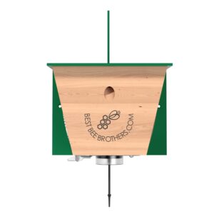 Carpenter Bee Traps for Outside - Carpenter Bee Trap, Turbo Trap 2.0 W/Bee Vault Wood Bee Traps - Carpenter Bee Traps for Outdoors Hanging - Bee Catchers for Outside (1 Pack)