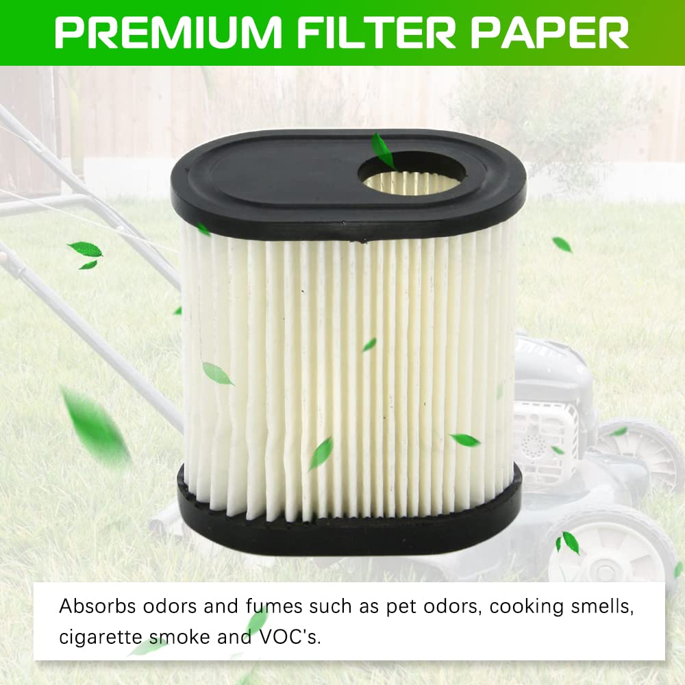 Air Filter Compatible with Toro Recycler 22 6.5HP 20016 20017 20018 Lawn Mower Air Filter Replacement 36905(2PCS)