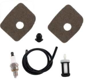 beiyiparts 2 air filter tune up service kit for stihl bg56 bg66 bg86 bg86c br200 bg86ce bg86z bg86cez bg56c bg66c sh56c sh86c leaf blower 42411201800 air filter