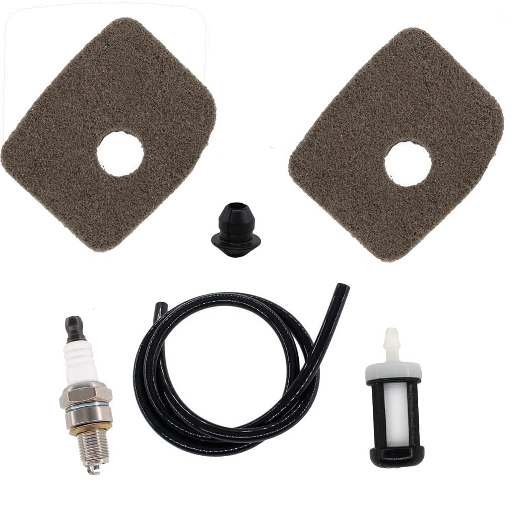 BEIYIPARTS 2 Air Filter Tune Up Service Kit for Stihl BG56 BG66 BG86 BG86C BR200 BG86CE BG86Z BG86CEZ BG56C BG66C SH56C SH86C Leaf Blower 42411201800 Air Filter