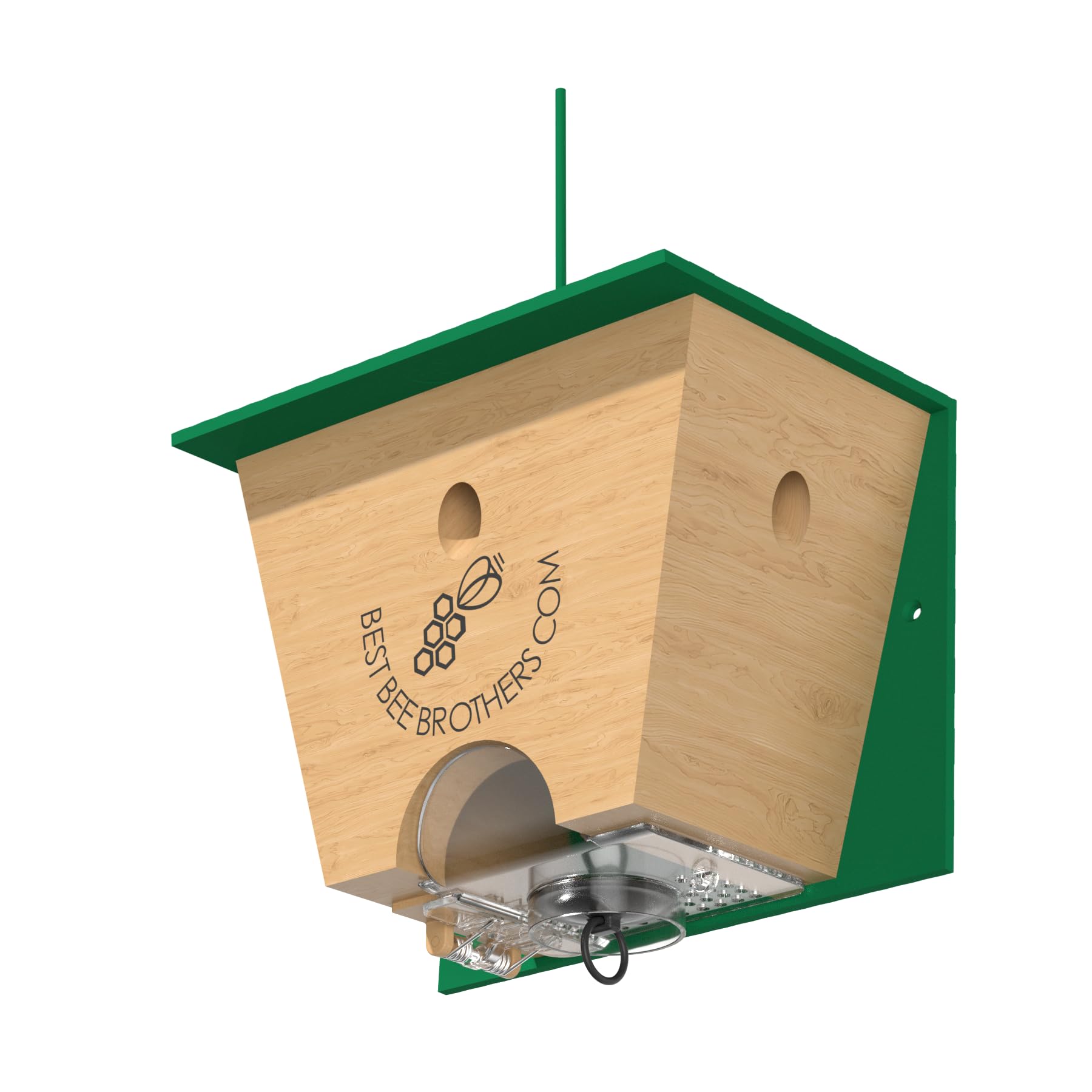 Carpenter Bee Traps for Outside - Carpenter Bee Trap, Turbo Trap 2.0 W/Bee Vault Wood Bee Traps - Carpenter Bee Traps for Outdoors Hanging - Bee Catchers for Outside (1 Pack)