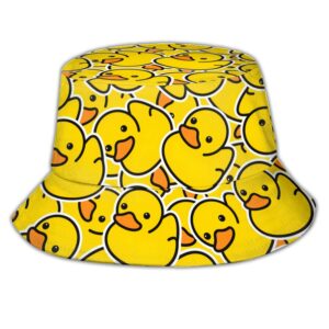 duck bucket hats for women men packable outdoor fashion sun cap rave festival outfits rave accessories fisherman hat for women men