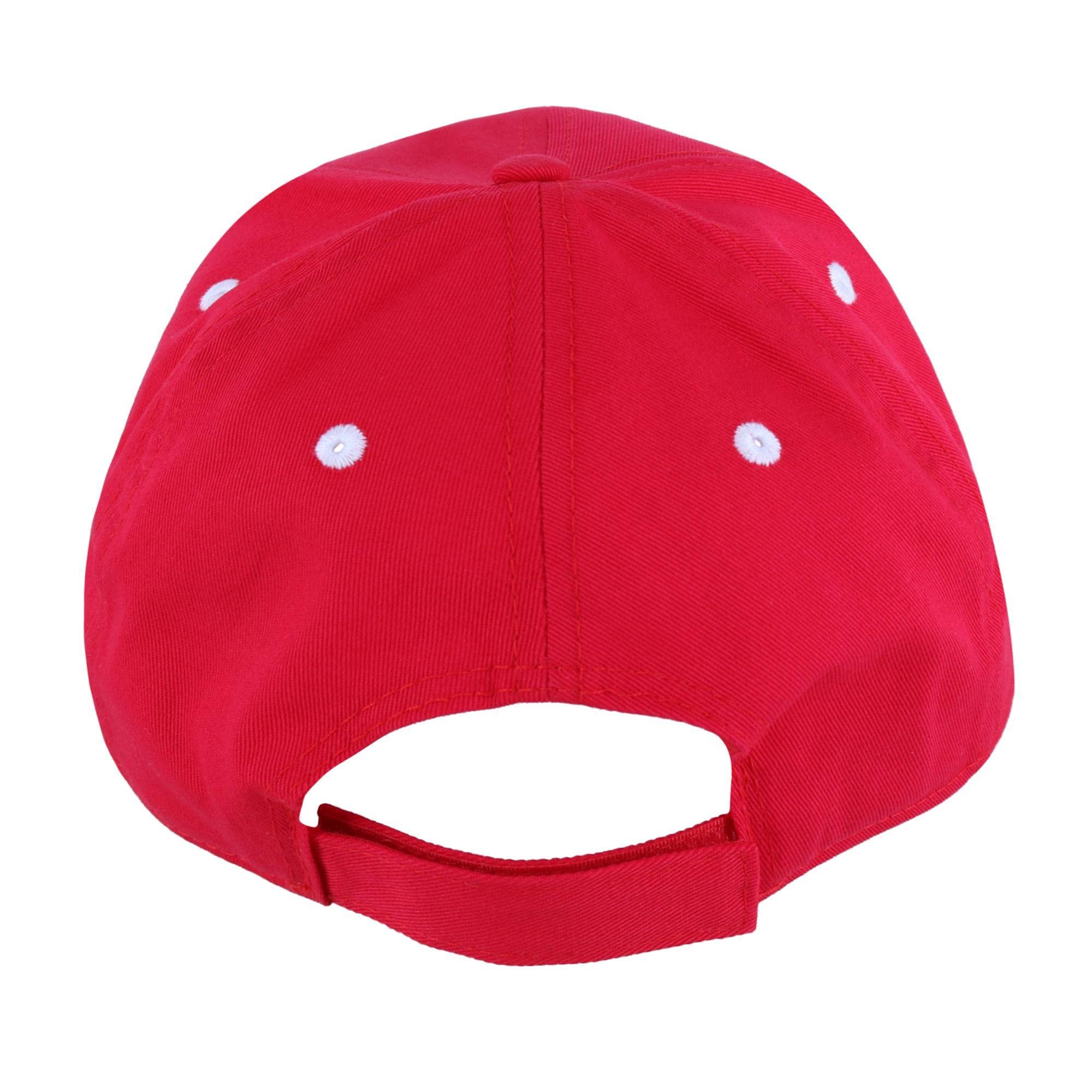 Disney Womens Minnie Mouse Mom Fan Baseball Hat (Red)