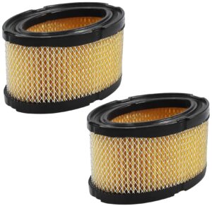 lefitpa replacement 2 packs 33268 air filter for oregon 30-100 for prime line 7-02232 for stens 100-115 056-022 for john deere m49746 for tecumseh hm70 h80 hm80 vm80 hm100 series