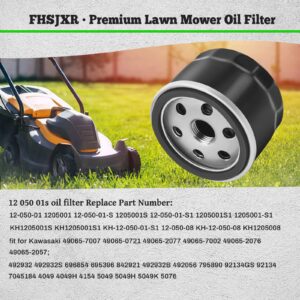 FHSJXR 12-050-01-S Oil Filter for 12 050 01 12 050 01-S1 KH-12-050-01-S KH-12-050-08, AM125424, 49065-7007 49065-0721 492932S Cub Cadet, Craftsman, Troy Bilt, Toro Lawn Mower Oil Filter