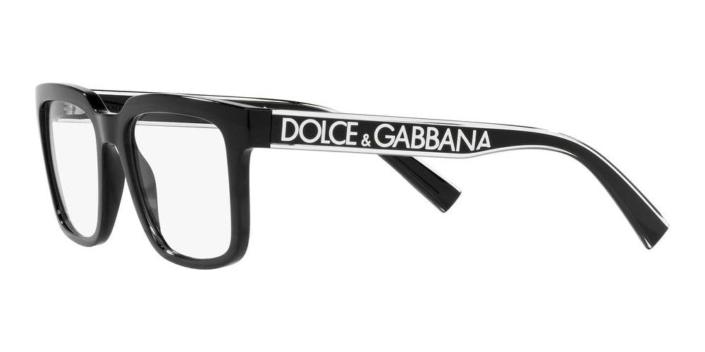 Dolce & Gabbana DG5101-501 Eyeglass Frame BLACK w/DEMO LENS 52mm