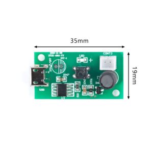 EC Buying 3Pcs USB Humidifier Module USB Spray Module Circuit Board Atomization Module 5V Atomization Plate Circuit Board Atomization Module Atomizer DIY Incubation Experimental Equipment