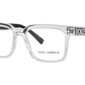 Dolce & Gabbana DG 5101 3133 Crystal Plastic Square Eyeglasses 50mm