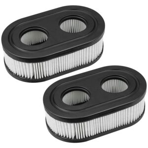 lefitpa replacement 2-pack 798452 air filter for briggs & stratton 09p702 engine for oregon 30-168 (4-3/8" x 2-5/8" x 1-1/4")