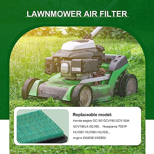 Brlyeeanze 2 Pack 17211-ZL8-023 Air Filter Compatible with Honda GCV160 GC160 GCV190 GC190 GX100 GCV190A Engine Husqvarna Craftsman Push Lawn Mower Tiller Air Cleaner 17211-ZL8-023 17211-ZL8-003